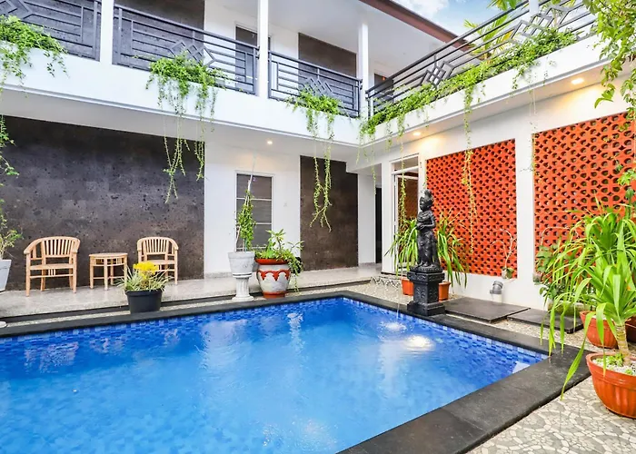 بيت ضيافة White Blue House 6 -pvt Room, Shared Pool&kitchen أوبود