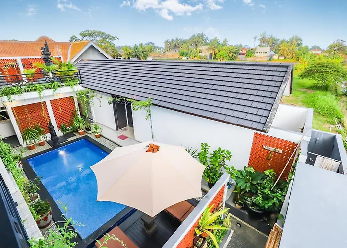 White Blue House 6 -pvt Room, Shared Pool&kitchen أوبود
